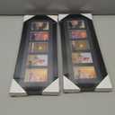 Trading Card Display Frame for 5 Standard Cards, 2 Pack, UV Protection, Black Pasted Double Mats, Sports Card Collector Wall Display, Holder for Baseball Basketball Football Hockey Standard Card