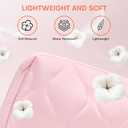 2 x Makeup Bag, Wide-open Cosmetic Bag, Toiletry Bag for Women, Travel Essentials Organizer, Compact Lightweight for Daily Use (Pink)