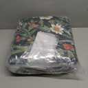 4x6 Washable Dark Green Floral Area Rug for Living Room Non-Slip Retro Rug for Playroom Soft Low Pile Stain Resistant Carpet for Bedroom Kids Dining Room Kitchen Laundry Under Table