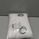 NICETOWN White Sheer Linen Curtains for Living Room 84 inch Length 2 Panels Set, Grommet Semi Sheer Privacy with Light Filtering Flax Window Treatments for Bedroom, W52 x L84