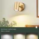 Gold Wall Sconce, Modern Wall Light Fixture, LED Track Lighting with GU10 Bulb for Bedroom Entryway Bathroom Kitchen, SL4830-1W-BB, 1 PACK