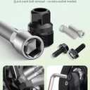 Pawfly Bicycle Crank Puller Kit, Bike Crank Removal Tool for Square Taper, Shimano Octalink & ISIS Splined Crank Arms