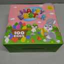 200 Pack 3 Inch Large Fillable Plastic Easter Eggs Bulk Include 6 Surprise Golden Eggs, Bright Color Empty Easter Eggs for Easter Hunts, Basket Stuffers Fillers, Easter Party Favors Classroom Prize