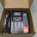Quick Charger [for Porter-Cable 20V MAX] & [for Black+Decker 20V MAX] Lithium Battery PCC680L PCC681L PCC682L PCC685LP PCC699L and Battery LBXR20 LBXR2020 LBX4020
