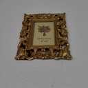 JANDERART 4x6 Inch Vintage Picture Frame, Antique Ornate Photo Frames with Glass Front, Retro Carving, Tabletop & Wall Hanging, Photo Display, Gold