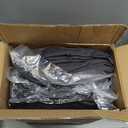 Monbix King Size Comforter Set - 7 Pieces Bed in a Bag King, Black Bedding Sets with Comforter, All Seasons Comforter Bed Set with Sheets, Pillowcases & Shams