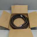 Giraffe Tools Leader Hose 12ft x 5/8", Custom Length, Heavy Duty, No Kink, Flexible, Rubber Garden Hose, Leakproof Water Hose with Female to Female Fittings, 600 Burst PSI