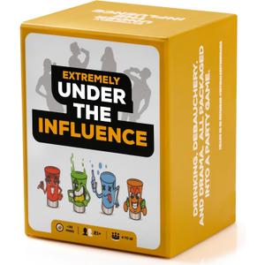 Shots No Chaser Extremely Under The Influence - Drinking Game for Adults | Fun Challenges and Dares | Perfect for Couples, Game Nights, Kickbacks and Parties