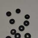 Hordion 10Pcs Rubber Grommets 5/8" Drill Hole, 1/4" ID Hole Grommet Seal Black Hole Plugs for Vinyl Tubing Wiring Hydroponic Irrigation Systems