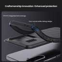 Mangix for Samsung Galaxy A36 5G Phone Case with Camera Cover,Slim Fit Thin Polycarbonate Protective Shockproof Cover with Slide Camera Cover, Upgraded Case for Samsung Galaxy A36 5G (Black)