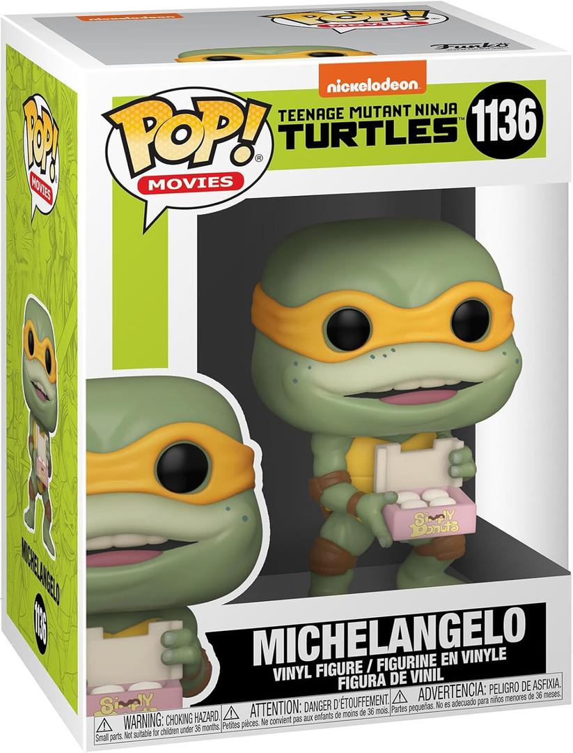 Funko Pop Movies: Teenage Mutant Ninja Turtles: Secret of the Ooze - Michelangelo - Michaelangelo - Collectable Vinyl Figure - Gift Idea - Official Merchandise - Toys for Kids & Adults