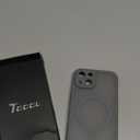 TOCOL Magnetic for iPhone 14 Case, Upgraded Full Camera Protection, Compatible with Magsafe, 15FT Drop Protection, Translucent Matte Back Phone Cover 6.1 inch (Gray)