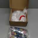 Daifunli 24 Pcs Christmas Party Favors Christmas Ceramic Painting Kit DIY Christmas Crafts Paint Your Own Kit Unpainted Ceramic Santa Snowmen Gingerbread Men Figurine Christmas Crafts for Xmas Party