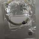 BENECREAT 19.69 Feet Copper Flat Bezel Wire, 0.03inch Wide Platinum Armature Craft Bezel Wire Wrap for Sculpting, Armature, Jewelry Making, 30 Gauge Thick