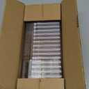 HOMEHIVE Acrylic Jewelry Box Organizer, Clear Jewelry Organizer and Storage with 20 Portable Anti Tarnish Jewelry bags, Travel Jewelry Case for Earrings/Rings/Necklaces Gifts for Women Girls, Clear