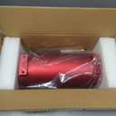 Air Tank 1.6 Gallon 6 Liter 7 Ports for Air Compressor Suspension Ride Bag Storage Tank Car Train Truck Horn,1/4 Inch NPT 200 PSI, Aluminum Red