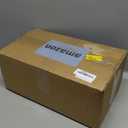 Ceramic 1.2 Cup Raised Slow Feeder Dog Bowl Set, Elevated 6.1inch Bowl and 7.3inch Slow Pet Food Dish with Wooden Stand for Small and Medium Dog (2 x Brown Coffee+ Stand)