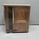 Rotating Tea Bag Organizer Acacia Wood 4-Sided Storage Box for Home or Office, Standard
