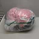 XeGe Faux Fur Leopard Print Bean Bag Chair Cover (No Filler), Pink Cheetah Print Fluffy Stuffed Animal Storage Bean Bag Home Decor, Furry Fuzzy Beanbag Cover for Adults Kids Girls, Anti-slip, Pink