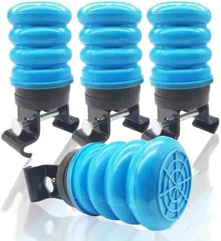 TSS-107-40 | Set of 4 Blue | Trailer Axle with 5000-8000 GAWR, Spring - Over Axle Configuration | 1000 lb Capacity at 50% Compression