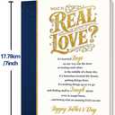 3 x Sweet Fathers Day Card Gifts for Husband,Romantic Father's Day Cards from Wife,Heartfelt Message Love Card for Him