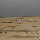 30 Inch Extra Large Bamboo Cutting Boards for Kitchen, Wood Cutting Board with Deep Juice Groove and Handle Heavy Duty Chopping board, Oversized Stove Top Cover, Kikcoin, 30" x 20"