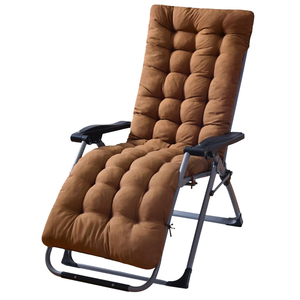 67x22x3in Chaise Lounger Cushion – Premium Outdoor/Indoor Furniture Cushion for Sun Loungers, Recliners, Rocking Chairs, Sofas & Deck Chairs with Non-Slip Straps