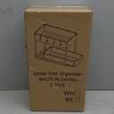 DEKAVA Under Sink Organizer 2 Pack, Bathroom Cabinet Organizer, 2 Tier Sliding Cabinet Basket Organizer Drawer, Multi-Purpose Bath Collection Baskets for Bathroom (Black)