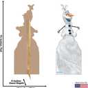 Cardboard People Olaf on Snow Mound Life Size Cardboard Cutout Standup - Olaf's Frozen Adventure (2017 Short Film), One Size