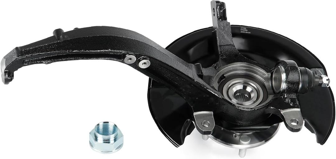 Front Right Steering Knuckle & Wheel Bearing Hub Assembly for Honda Accord 2003-2007 2.4L L4 (Automatic Transmission 26 Spline Only, Not for Accord 3L), 698-400 698400 44300SDAA52, Passenger Side