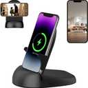 Security Camera WiFi Wireless Phone Charger, Security Cam Motion Activated,HD1080P(Rotate Lens) with 250Viewing Angle, camaras espias ocultas for Home Office Security(2.4/5G) (Black)