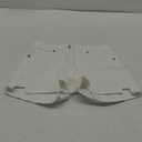 ZOLUCKY Women's Casual Summer Denim Shorts Mid Waisted Stretchy Ripped Jean Shorts with Pockets (Medium, C3 White)