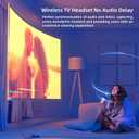 Wireless Headphones for TV, Bluetooth5.3 Over Ear Headphone with RM Radio Function, Lightweight Wireless TV Headset for Seniors, 30Hrs Playtime, No Audio Delay Blutooth Headsets for TV,Phone,Computer