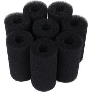 8 Pack Pre-Filter Sponge Aquarium Pre Filter Foam Rolls 0.6 Intake Replacement Sponges for Fish Tank Filter Accessories (1.6''Dx3.1''Hx0.6''Intake)