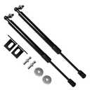 Lift Supports for Toyota Corolla E140/E150 2007-2012 Front Bonnet Hood Modify Carbon Fiber Gas Charged Shock Dampers Spring Struts Bar (2 PCS) (Normal Black)