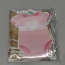 2 Pcs Party Decorations Pre-Strung Boy or Girl Burlap Banner and Garland He or She Sign for Gender Reveal Welcome Baby Shower Birthday Party Decorations(Bodysuits,Pink, Blue)