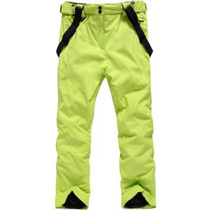YEEFINE Men's Waterproof Snow Ski Pants Insulated Warm Winter Outdoor Snowboard Bibs with Suspenders Size M