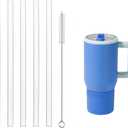 Replacement Straws Fit for Hydrojug traveler 20 oz, Reusable Plastic,Set of 5 Reusable Straws with 1 Cleaning Brushes (20oz)