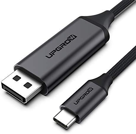 Upgrow USB C to DisplayPort Cable 4K@60Hz 6FT for Home Office USB C to DP Cable Compatible with MacBook Pro/Air, iPad Pro with USB-C Port laptops/Phones (UPGROWCMDPM6) Upgrow USB C to DisplayPort Cable 4K@60Hz 6FT for Home Office USB C to DP Cable Compatible with MacBook Pro/Air, iPad Pro with USB-C Port laptops/Phones (UPGROWCMDPM6)