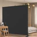 AKTOP Room Divider, Freestanding Single Panel Privacy Screen, Portable Temporary Wall Dividers for Room Separation, Large Room Partitions and Separators for Home, Office, Dorm, 71''W x 71''H, Grey