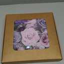 ASTRYAS Purple Artificial Flowers Combo Mix Fake Roses Faux Peony Silk Dahlia with Stems for DIY Wedding Bouquets Centerpieces Arrangements Bridal Shower Party Home Decorations Floral Arrangements