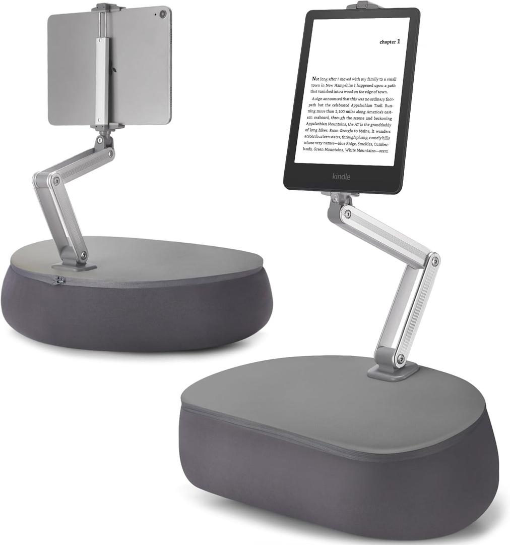 InnoGear Tablet Pillow Stand for Lap, 360 Adjustable Hands-Free Holder Mount for Bed Sofa Reading Compatible with 6" - 13" iPad Kindle iPhone E-Reader