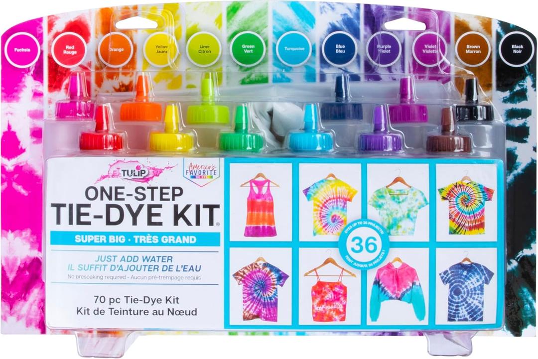 Tulip One Step Tie Dye Kit: Super Big 12 Colors