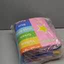 Kids Play Mat - Cartoon Kids Bedroom Rug Play Mat for Learning ABC Alphabet, Numbers, Animal, Colors, Season, Cute Classroom Rug for Children Girls Bedroom Decor, Pink, 4.5x6 Feet