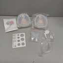 Nenesupply Handsfree Wearable Breastmilk Collection Cara Cups Caracups Compatible with Spectra S1 S2 9 Plus Breast Pumps 24mm Silicone Flanges Replacement for Spectra Pump Parts 19 21mm Inserts