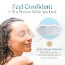 Eyelash Shield Shower Visor For Adults - 200 Eye Shields for After Surgery Shampoo, Microblading Supplies Permanent Makeup Supplies - Lash Guard - Eyelash Protector - Eye Shield After Cataract Surgery (1 Count (Pack of 200))