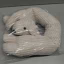 SWISSELITE 36 Inch Under Door Stopper, Decorative Door Noise Blocker, Weighted 3.2 Pounds Animal Air Draft Stopper Soundproof Energy Saver for Door & Window (Dog Stripe White)