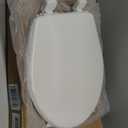 Little2Big Toilet Seat with Built-In Potty Training Seat, Slow Close, Durable Plastic, Made in USA, ROUND, White