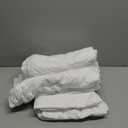 Queen 6 Piece Sheet Set - Comfy Breathable & Cooling - Ultra Soft Hotel Luxury Bedding Set w/ 8-16 Inch Deep Pockets - 1 Flat & 1 Fitted Sheet & 4 Pillowcases - Cozy, Wrinkle Free & Easy Care - White
