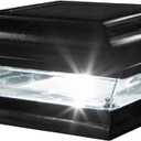 Classy Caps SL214B 5x5 Imperial Solar Post Cap - Black  High-Performance Solar LED, Durable Cast Aluminum with Powder-Coated Finish, Fits Over an Actual 5" x5" Post